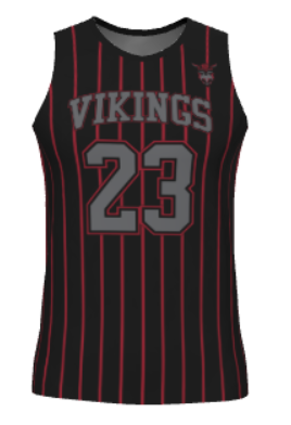 JBBJ311 - 2024 Vikings JUICE FITTED DOUBLE-PLY REVERSIBLE BASKETBALL JERSEY (ADULT,YOUTH)
