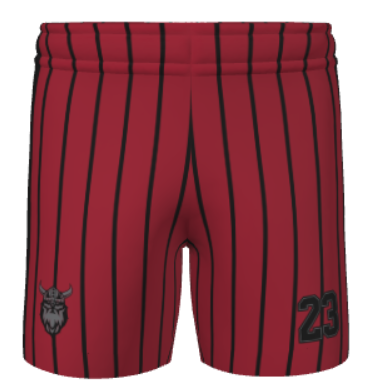 JBBS315Y- 2024 Vikings JUICE DOUBLE-PLY REVERSIBLE BASKETBALL 5" SHORT (YOUTH)