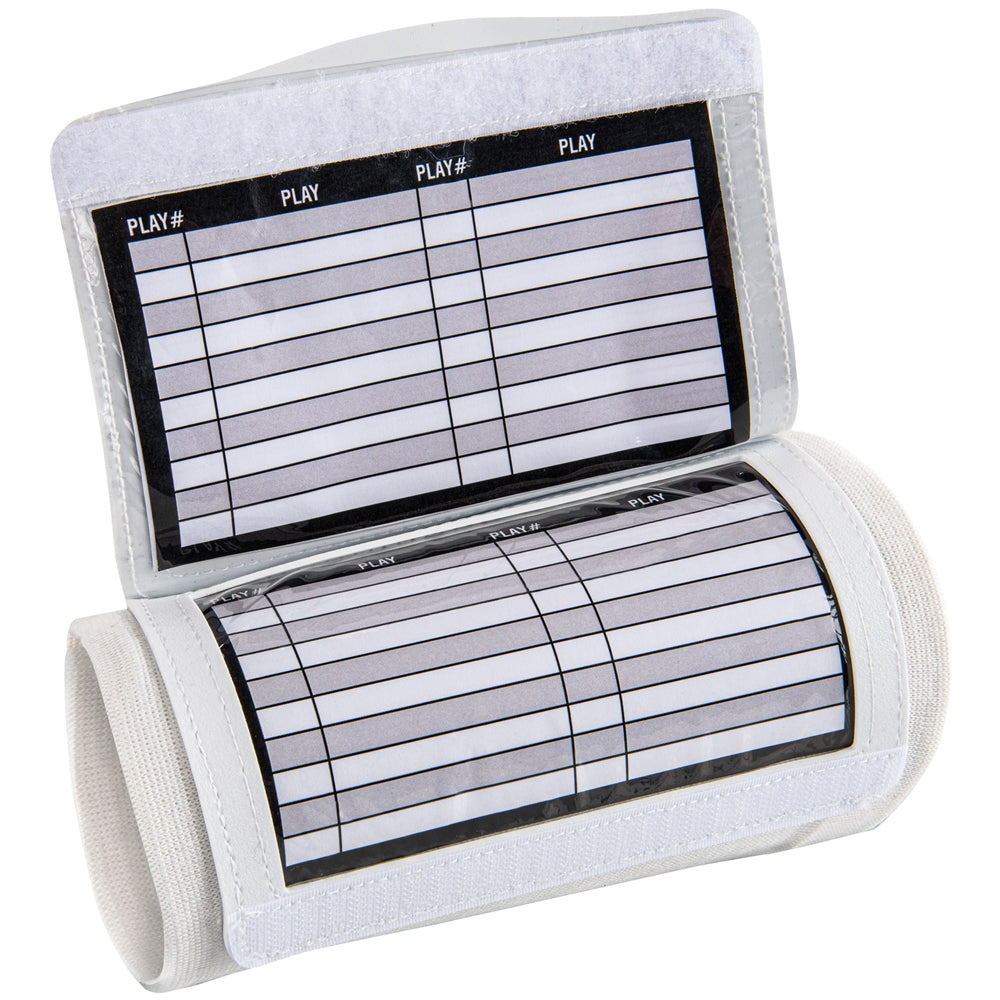 Champro Playbook Da Polso Per Quarterback, Adulto, Mimetico Marrone, Con Finestra Trasparente 12,7x7,6 Cm