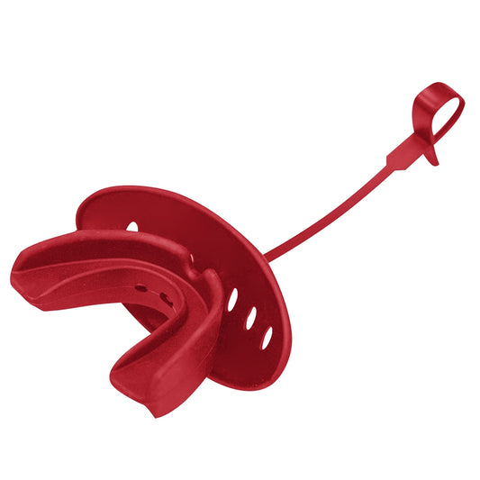 Champro Boil-and-Bite Strapped Mouthguard w/Lip Protector