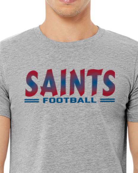 2024 Saints Football Gradient T-Shirt