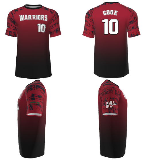 JBST8 - 2024 Warriors Baseball Jersey 2 Cook