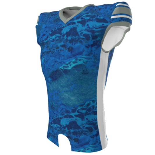 JFJ5_RT- Juice Single Ply Reversible Football Jersey with RealTree Pattern