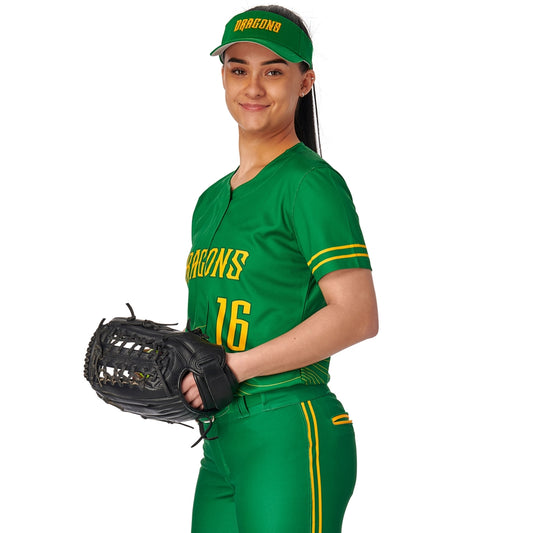 JSBJ34- Girls Juice Faux Front Short Sleeve Loose Jersey