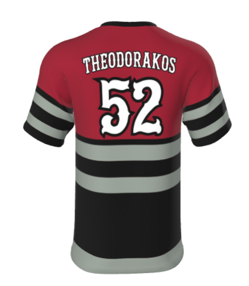 JMSV1 - YV-Neck Short Sleeve T-Shirt (Washington-Theodorakos-Baseball-2024)