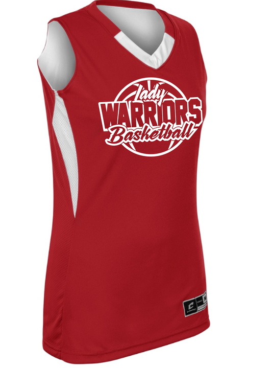 BBJ15 - 2026 Maddox Lady Warriors Post Up Reversible Basketball Jersey