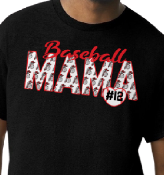 Gildan Washington T-Ball Baseball Mama Shirt