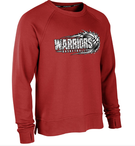 Warriors Basketball Victory Fleece Crew (Adult, Women's) 2