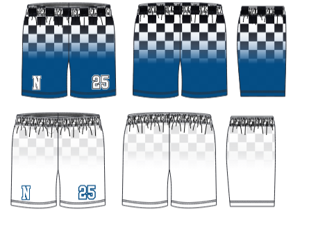 JBBS315- Newcastle Racers JUICE DOUBLE-PLY REVERSIBLE BASKETBALL 5" SHORT