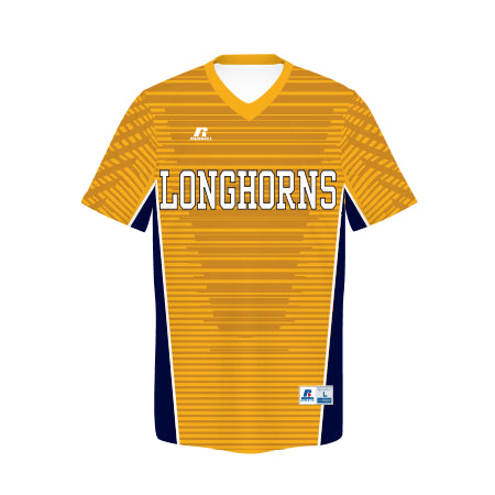 357S2B - Youth Free Style Sublimated Turbo V Neck Jersey