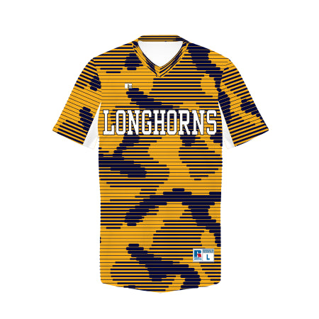 357S2B - Youth Free Style Sublimated Turbo V Neck Jersey