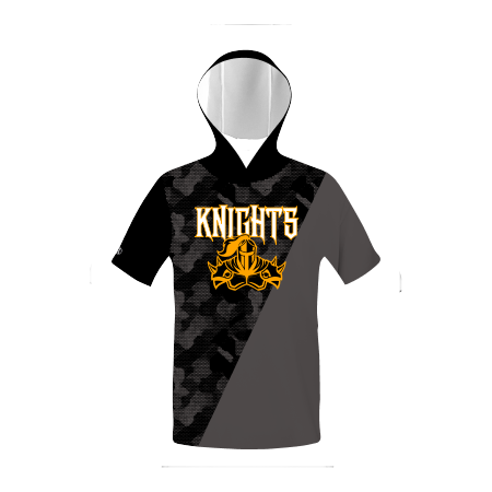 228275- Youth Freestyle Sublimated Cotton-Touch Short Sleeve Hoodie