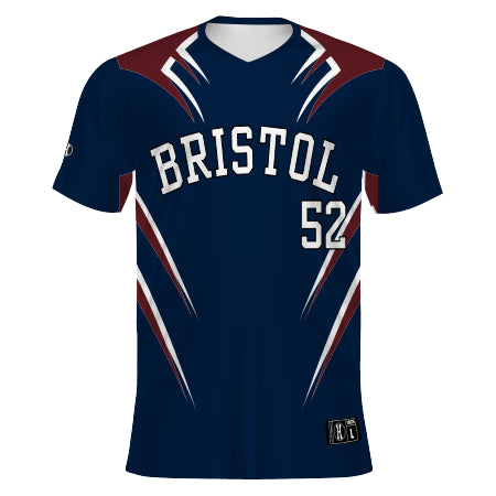 228239 - Youth Free Style Sublimated Turbo V Neck Baseball Jersey