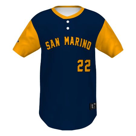 228238 - Youth Free Style Sublimated Light Weight 2 Button Baseball Jersey