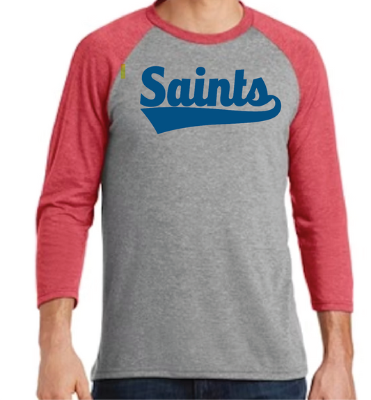 2024 Saints 3/4 Sleeve Tee