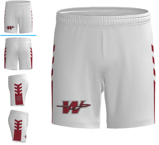 JBBS317- Hardcastle Warriors JUICE DOUBLE-PLY REVERSIBLE BASKETBALL SHORTS