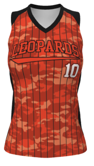 JSBJ28- Girls Juice V Neck Loose Racerback Jersey