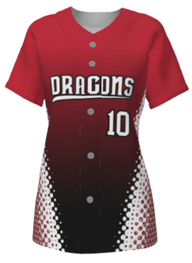 JSBJ8- Girls Juice Full Button Fitted Jersey