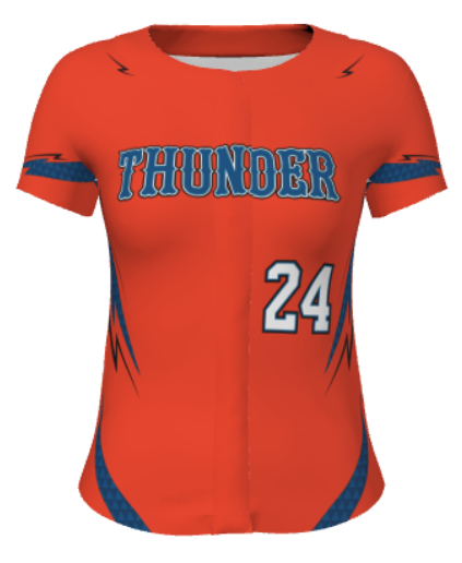 JSBJ34- Girls Juice Faux Front Short Sleeve Loose Jersey