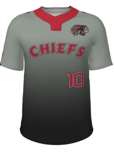 JBS22 - Youth Juice 2 Button Pro Neck 2 Button Short Sleeve Loose