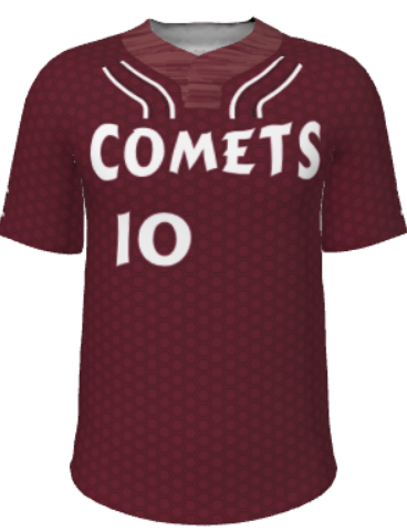 JBS22 - Youth Juice 2 Button Pro Neck 2 Button Short Sleeve Loose