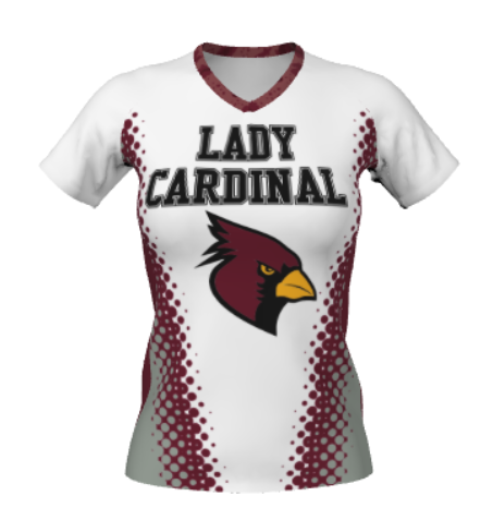 JSBJ26- Girls Juice Single Ply Reversible V Neck Shortsleeve Loose Jersey