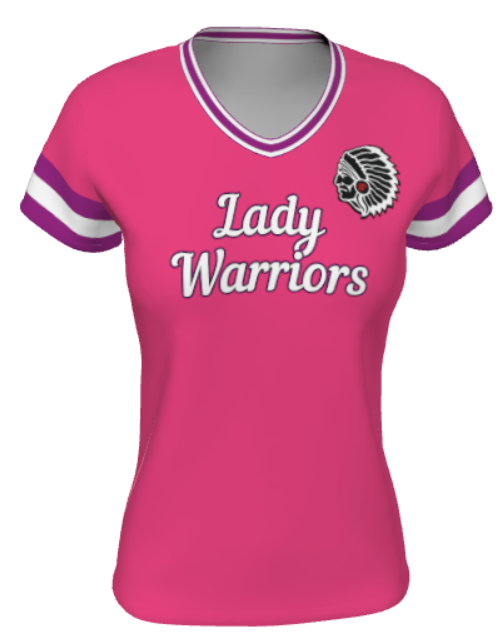 JBSTW1_Fastpitch Warriors Pink Jersey (Sandusky)