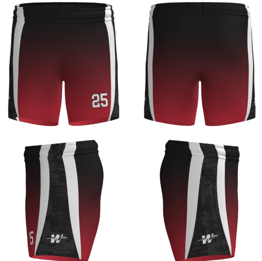 JBBS315Y- Owen Warriors 2025 JUICE DOUBLE-PLY REVERSIBLE BASKETBALL 5" SHORT (YOUTH)
