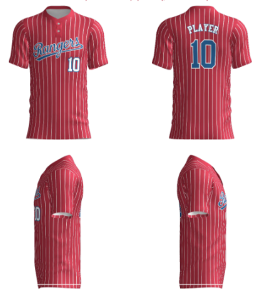 JBS10 - Rangers Juice 2 Button Fitted Jersey