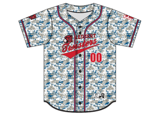 JBS6 - Red Dirt Twisters Juice Full Button Jersey