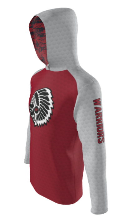 JFLH4 - 2024 Roof 5th Grade Warriors Warmup JUICE LONG SLEEVE T-SHIRT HOODIE