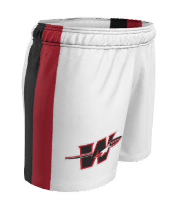 JBBS615W-2024 O'Hanlon 3rd Grade Warriors JUICE SINGLE-PLY REVERSIBLE BASKETBALL 5" SHORT
