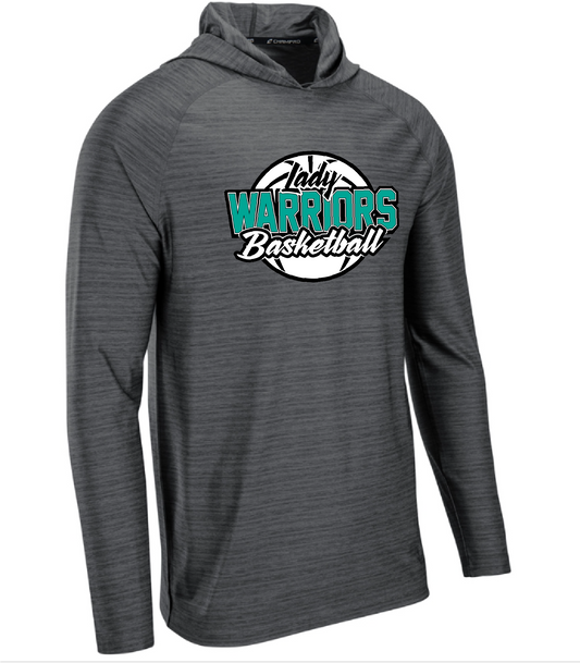 Lady Warriors Teal STRIKER LONG SLEEVE T-SHIRT HOODIE