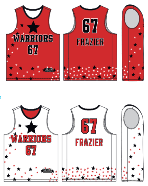JBBJ312- Frazier Warriors Jersey Top