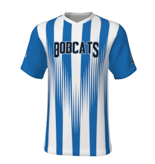 JMSV1_SOCCER- Bobcats V-Neck Short Sleeve Jersey