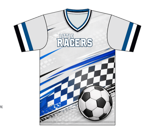 JMSV1 - Little Racers V-Neck Short Sleeve Jerseys