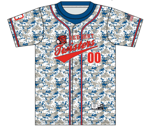 JBST8- Red Dirt Coaches Baseball Jersey