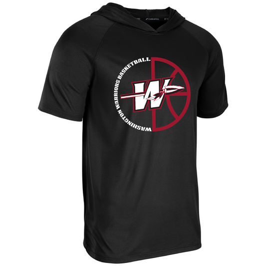 Warriors Basketball Short Sleeve Hooded Tee 3