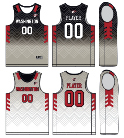 JBBJ311 - 2024 Van Paul Warriors JUICE FITTED DOUBLE-PLY REVERSIBLE BASKETBALL JERSEY (ADULT,YOUTH)