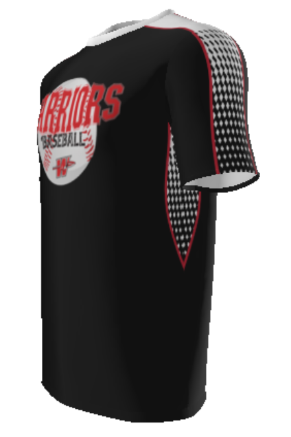 Warriors Baseball Sublimated T-Shirt