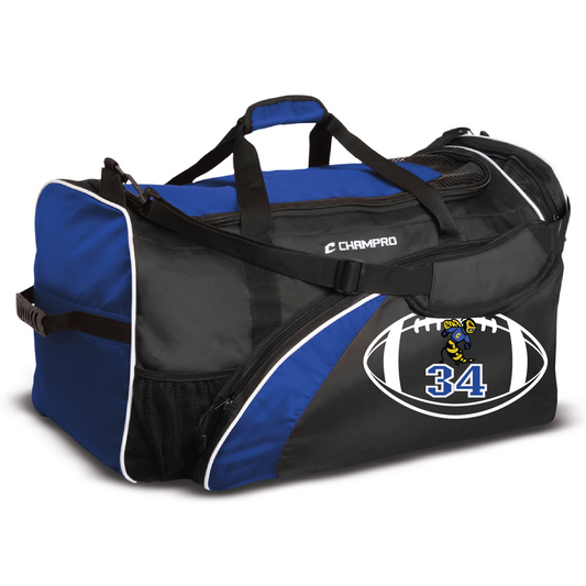 Choctaw Football Custom Gear Bag