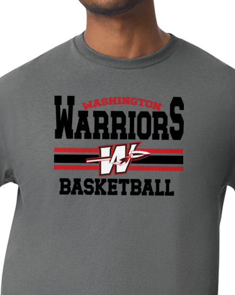 Warriors Basketball Tee Design