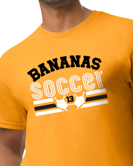 Bananas Player Number Tee