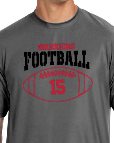 Warriors Football Player Number Shirt