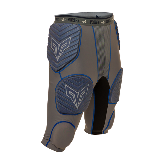 7SIPG2- Adult Vortex Integrated 7 Padded Football Girdle