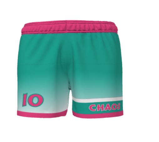 JBBS615W- Chaos JUICE SINGLE-PLY REVERSIBLE BASKETBALL 5" SHORT