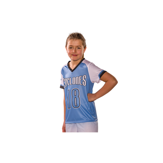 J5JV1G- Girls 5-Day V Nech Tech Tee