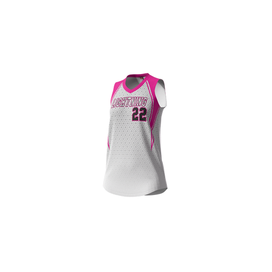 JS92G- Girls V Neck Basic Tank