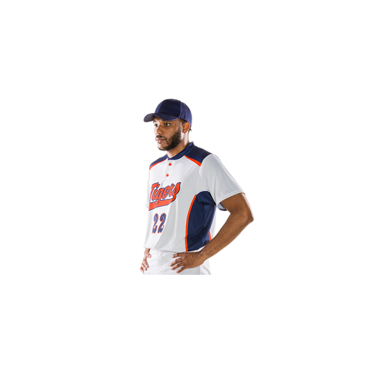 J186Y - Youth 2 Button Jersey