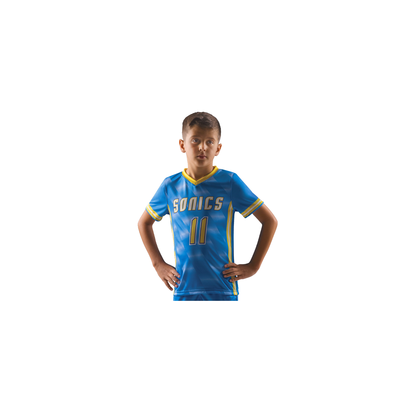 Sublimated Boys Jersey Top Short Sleeve